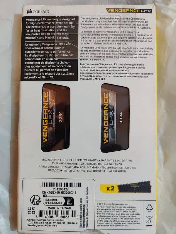 Corsair Vengeance Lpx 16gb 3200mhz ram 1