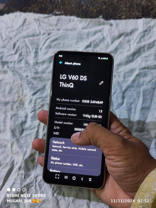 Lg v60 5G THINQ 6