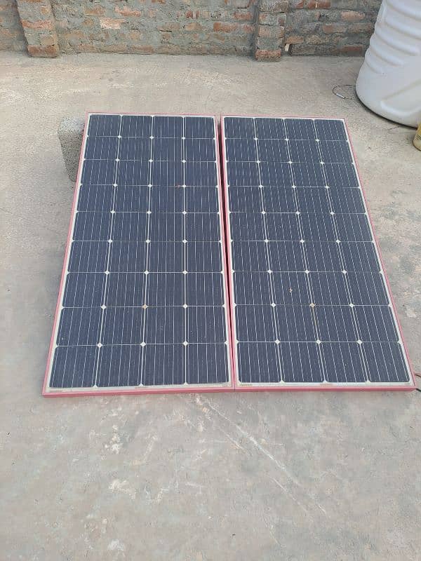 2 solar panel for sale 170watt each, only 1 month use, brand new 0