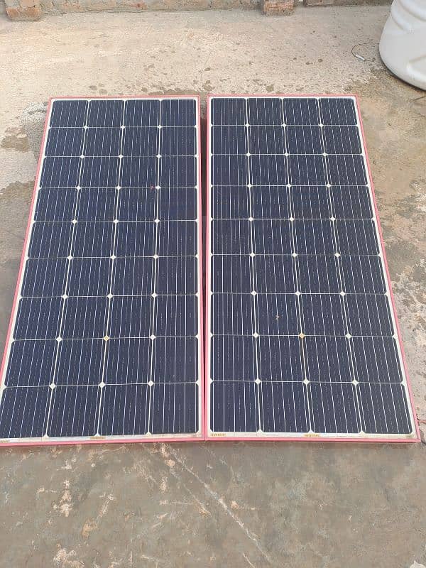 2 solar panel for sale 170watt each, only 1 month use, brand new 3