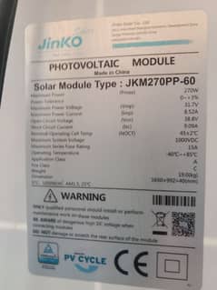 Good condition 270 watt jinko Solar Panels For Sale