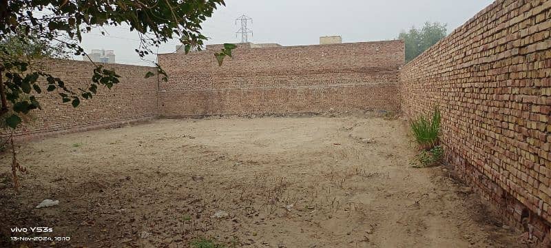 10 marla corner plot for sale on main Road Hussain abad. 3