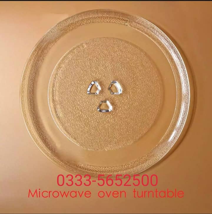 Microwave oven glass turnable plate glass tray delivery facility avai 0