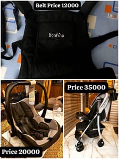 Kids Pram / Baby Pram / Kids Stroller / Kids Belt / Car seat for sale