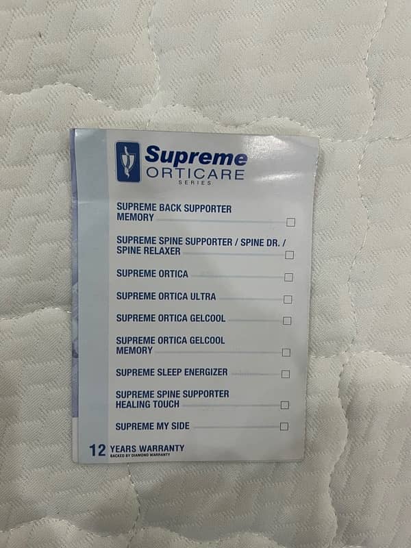 Spine supporter Diamond Supreme medicated Mattress 5