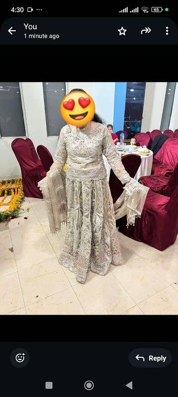 lehnga with short choli 0