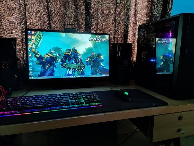 Full Gaming PC / Setup Ryzen 5 5600x With BenQ Zowie XL 2540K 240hz 0