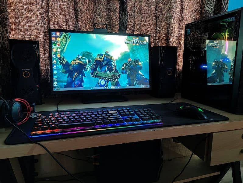 Full Gaming PC / Setup Ryzen 5 5600x With BenQ Zowie XL 2540K 240hz 1