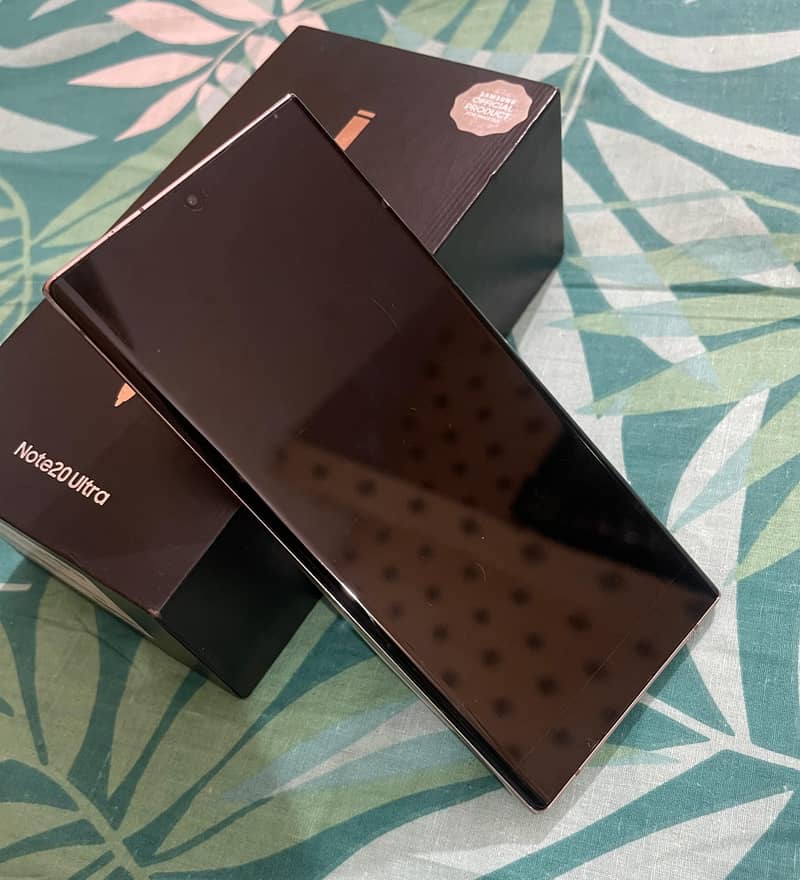 Galaxy note 20 ultra bronze. Double sim. 256gb All Box official pta. 3