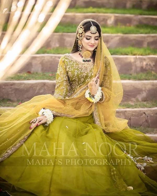 Mehndi/Mayon Designer Bridal Dress 4