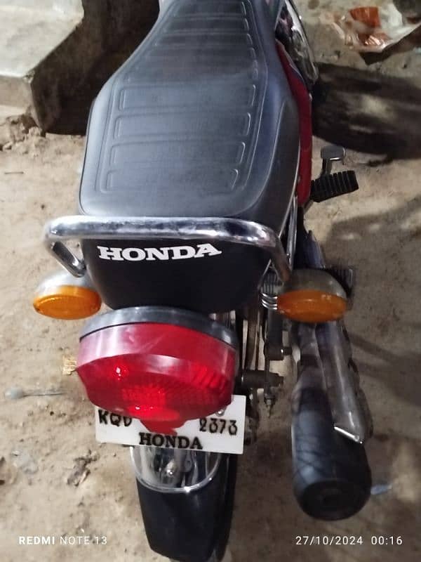 honda CG 125 model 23 ke July ki bike hai 8