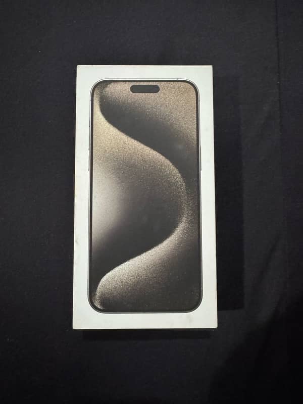 iphone 15 pro max 256gb non pta natural titanium 0