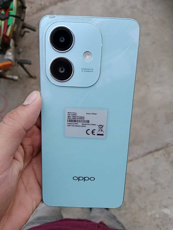 Oppo A3x 4/128 just box open 3 weak use 2