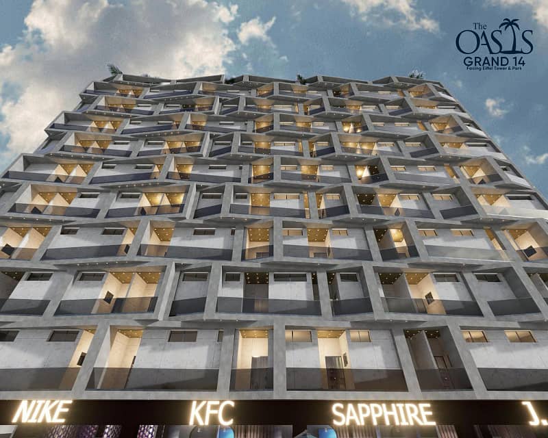 Secure Your Luxury Apartment in Just 11 Lac Only in The Oasis Grand 14 Bahria Town Lahore 2