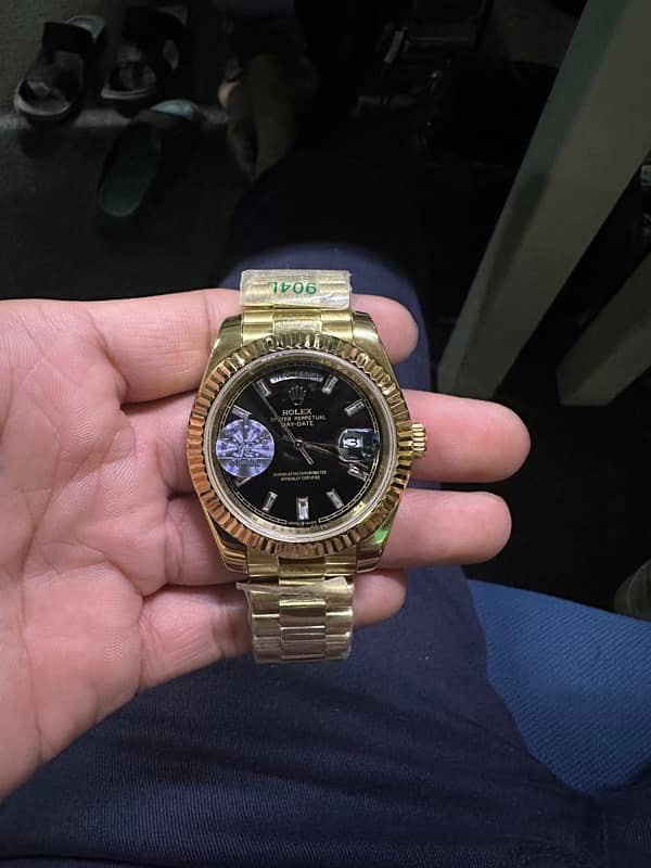 Premium Rolex Gold Edition with Black dial Automatic 0