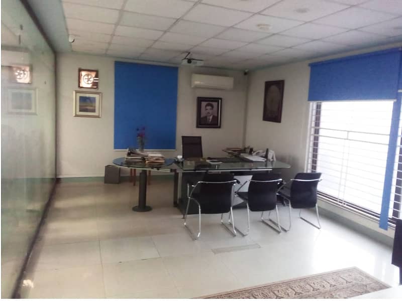 Sami Furnished Area 4500 Sq. Ft Corporate Office Available For Rent On Reasonable Rent Garden Town Lahore 2