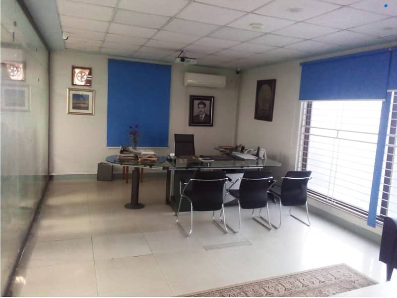 Sami Furnished Area 4500 Sq. Ft Corporate Office Available For Rent On Reasonable Rent Garden Town Lahore 9