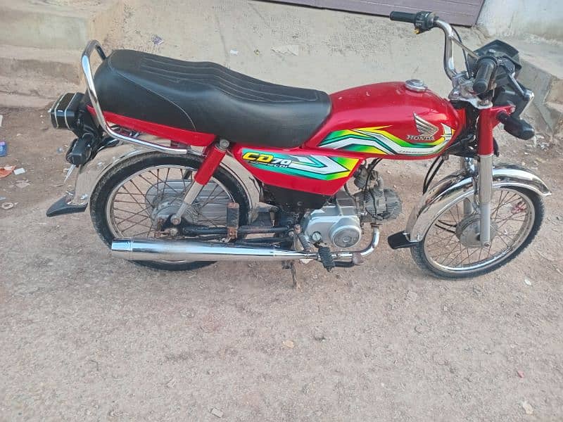 Honda cd 2023 karachi number location landhi babar market 3