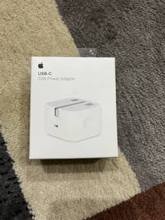 apple original cable and 20W adopter