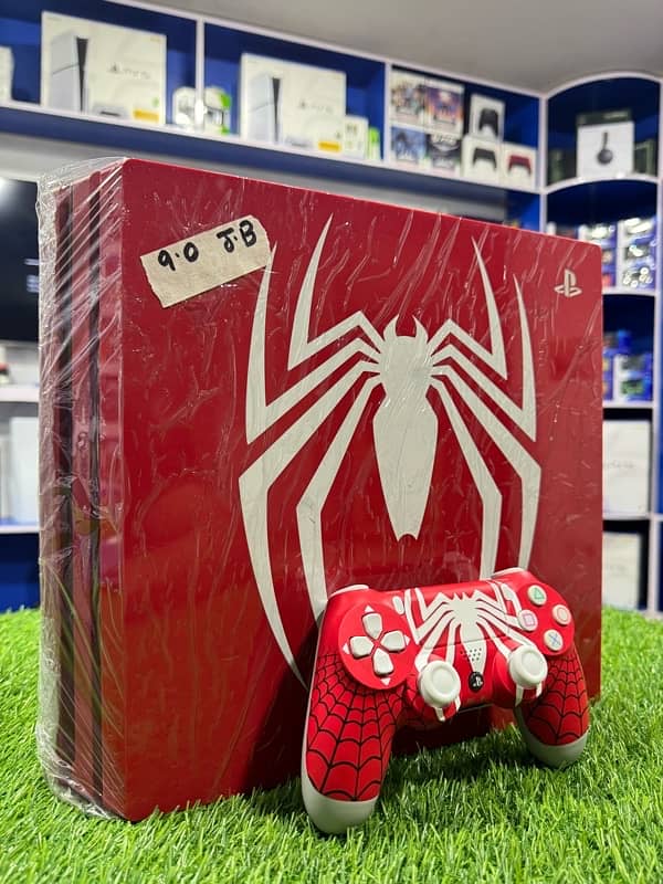 PS4 Pro Spiderman Edition 9.0 For Sale 2