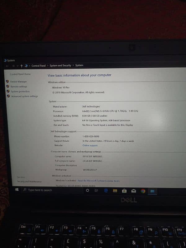 Dell Latitude 7390 Core I5 8thGen wholesale rate slim Device 4