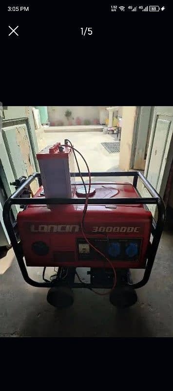 loncin self-start 3000 kv in very good condition 0