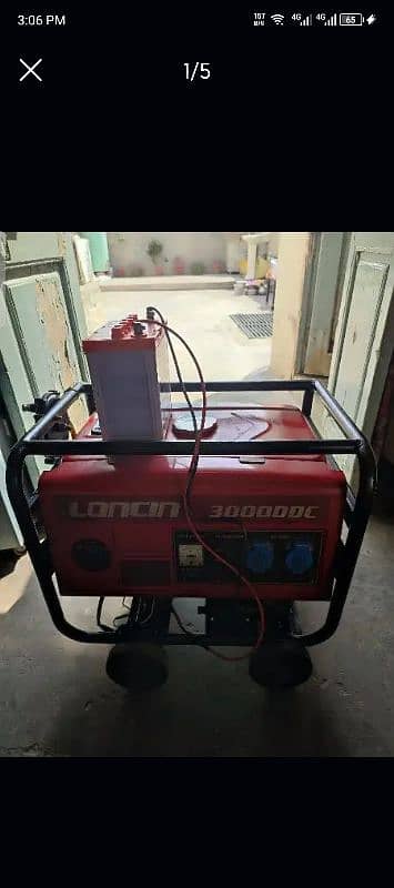 loncin self-start 3000 kv in very good condition 1