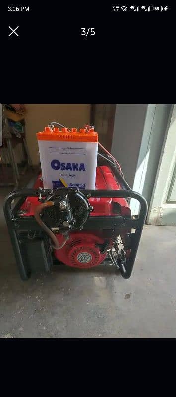 loncin self-start 3000 kv in very good condition 3