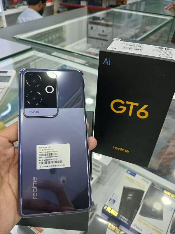 Realme GT 6 RMX 3800 NON-PTA (18500 official PTA Tax) 0