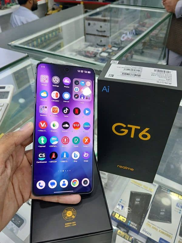 Realme GT 6 RMX 3800 NON-PTA (18500 official PTA Tax) 1