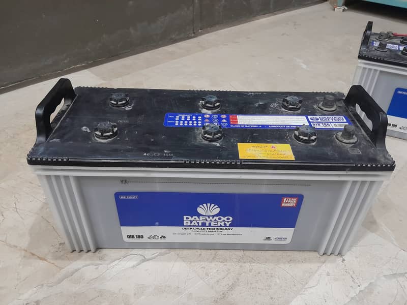 DAEWOO BATTERY DIB 180 (145AH) for Sale 5