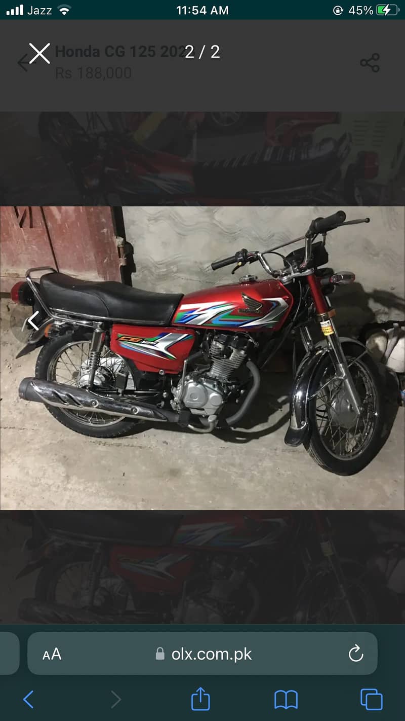 Honda CG 125 2023 1