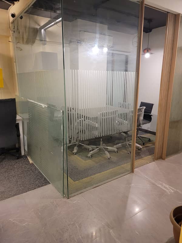 Full furnished office for rent 2500sqft in shahar e Faisal. 7