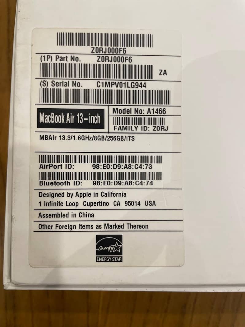 MacBook Air sparingly used 3