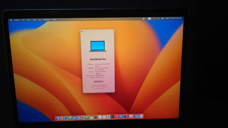 MACBOOK PRO (2017) 16GB RAM and 256GB ROM 1