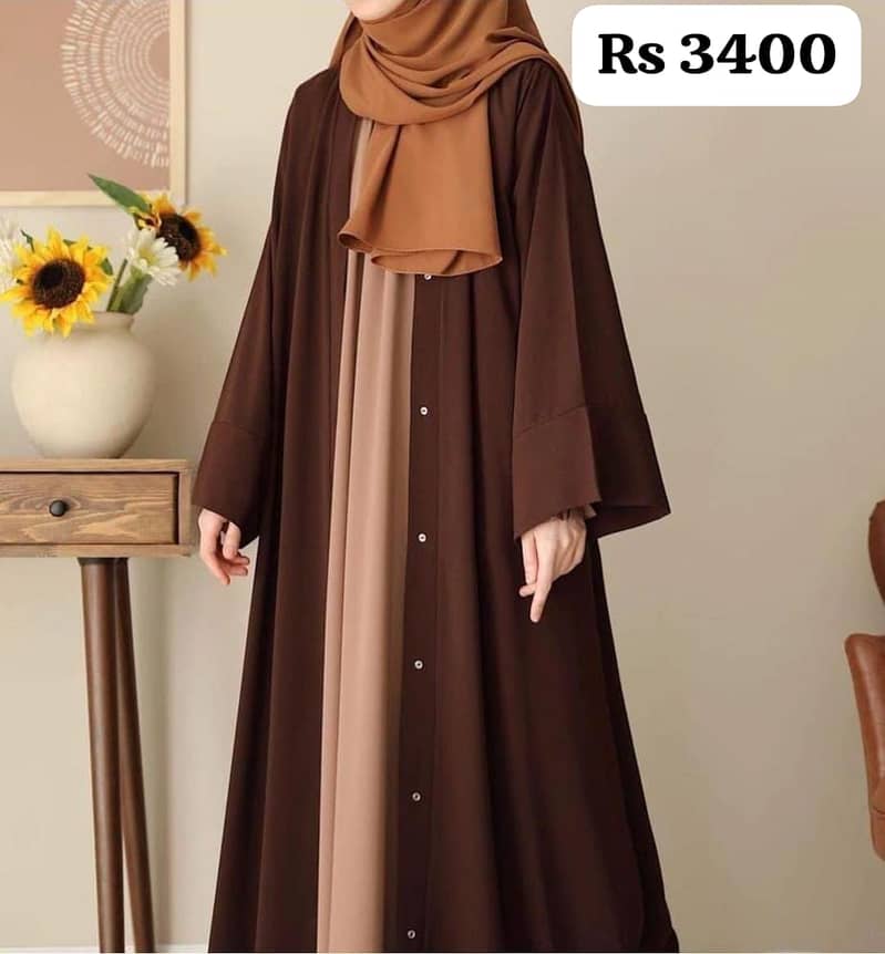 Abaya / Imported Abaya / Abaya with scarf / stylish Abaya 0