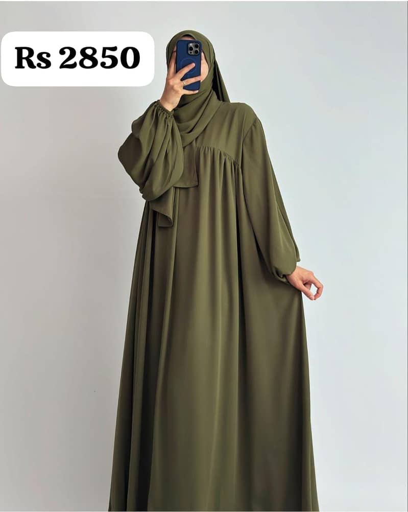 Abaya / Imported Abaya / Abaya with scarf / stylish Abaya 2