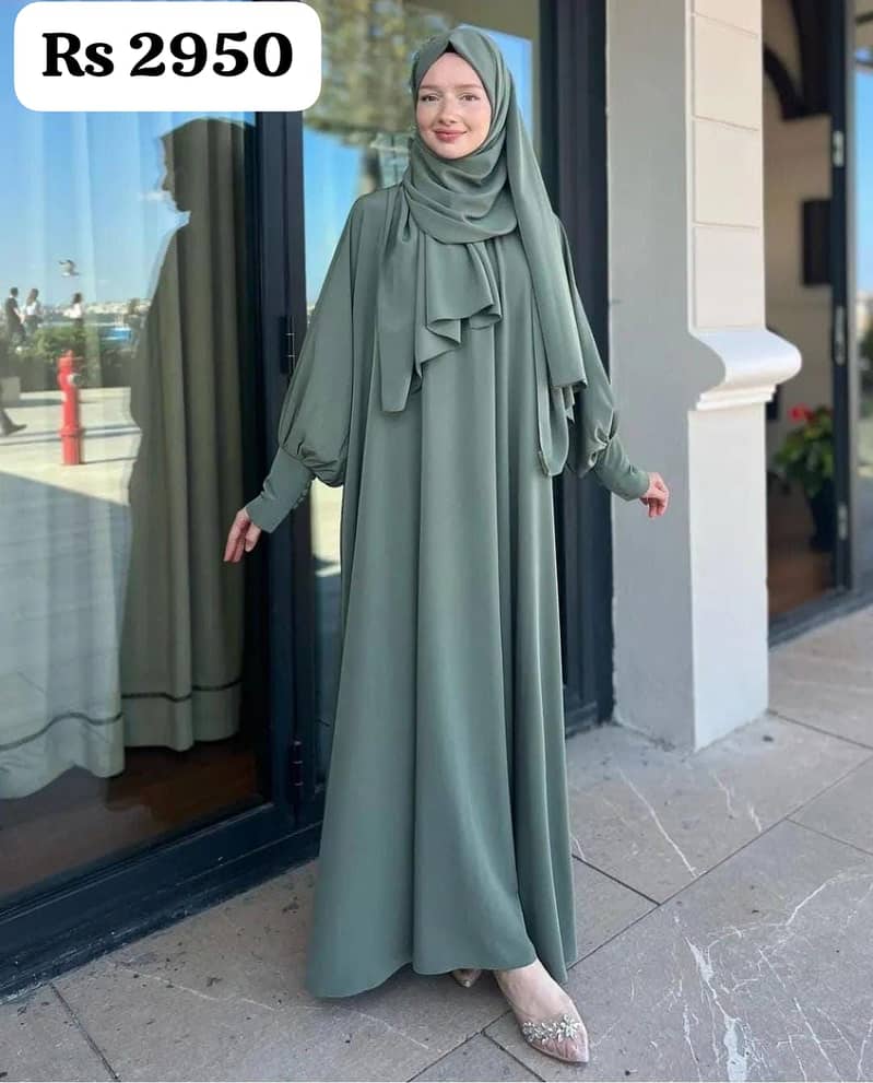 Abaya / Imported Abaya / Abaya with scarf / stylish Abaya 4