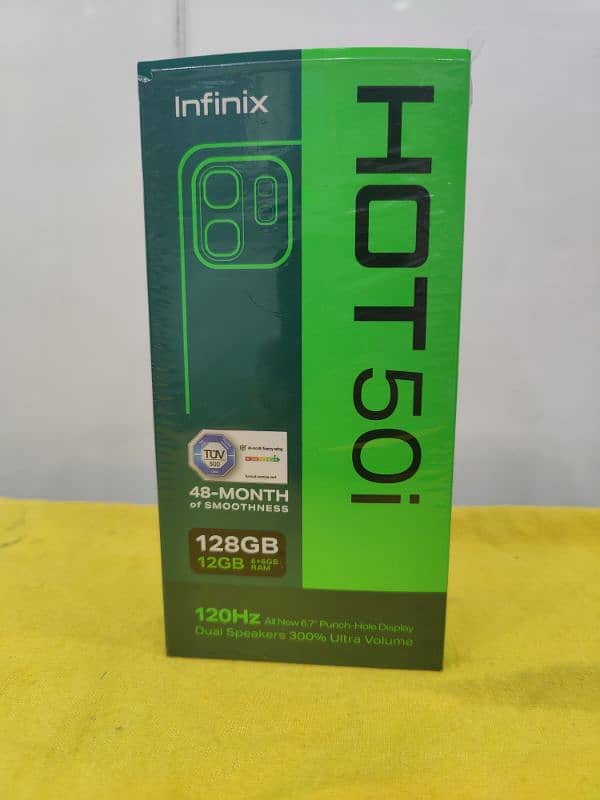 Hot 50i Infinix box packed 1