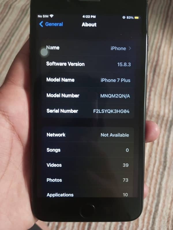 IPhone 7plus 32GB non pta exchange possible 3