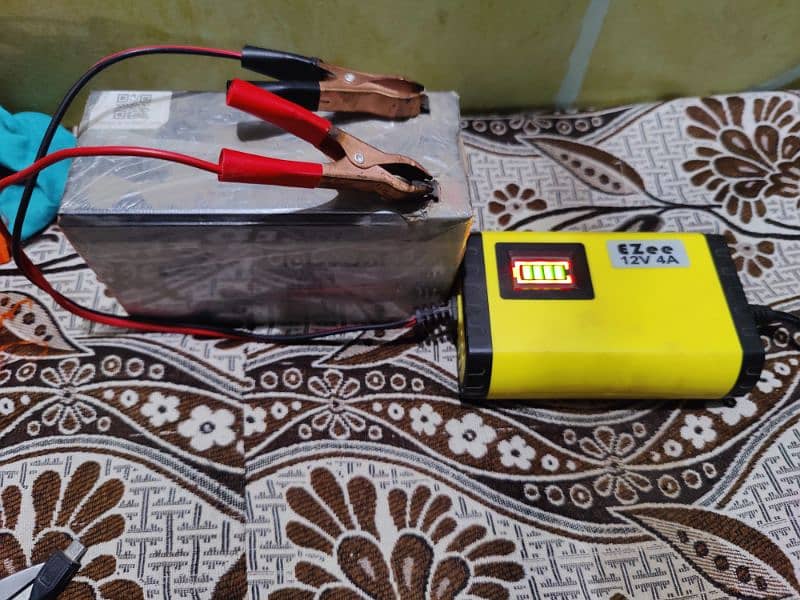 12 Volt Battery With Charger 7