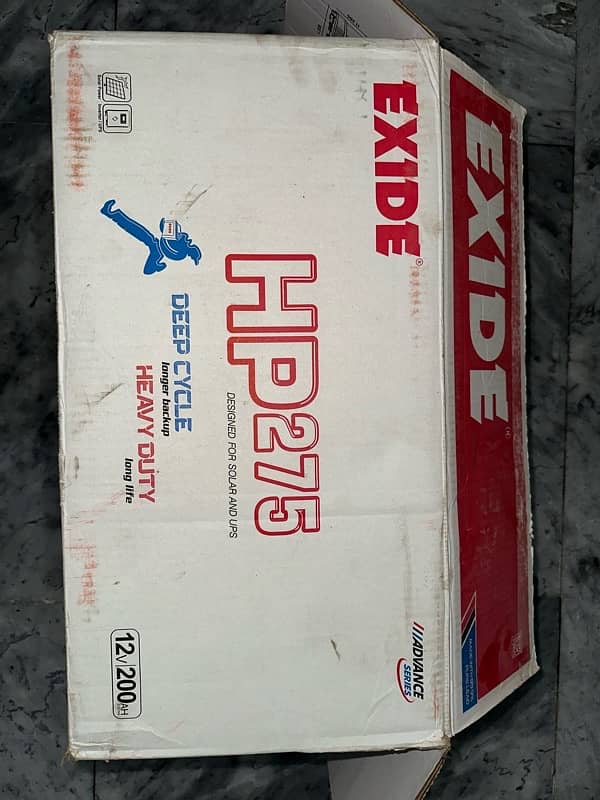 4x Excide HP275 battery 0