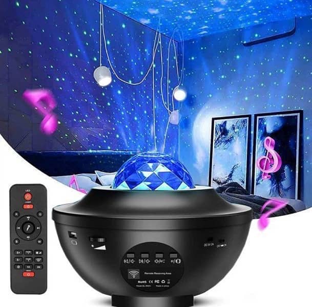 Galaxy Sky Night Projector With Music Bluetooth Speaker 0