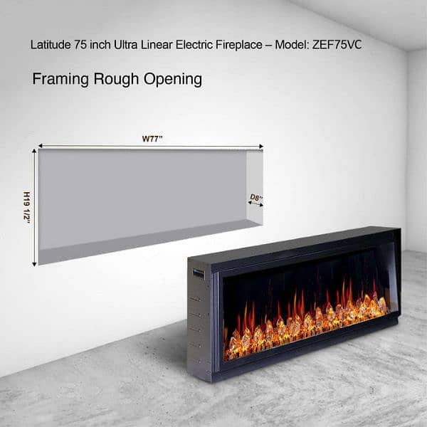 3D Electric Fireplace Brand new 3