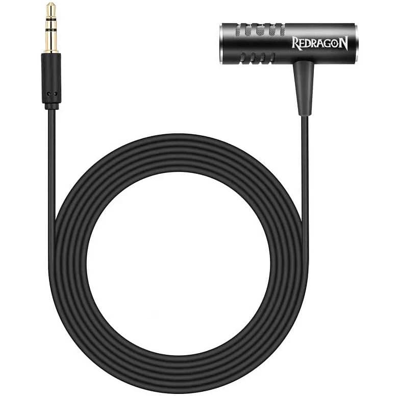 REDRAGON GM 89 PLAX – CLIP-ON LAVALIER LAPEL MICROPHONE - 1