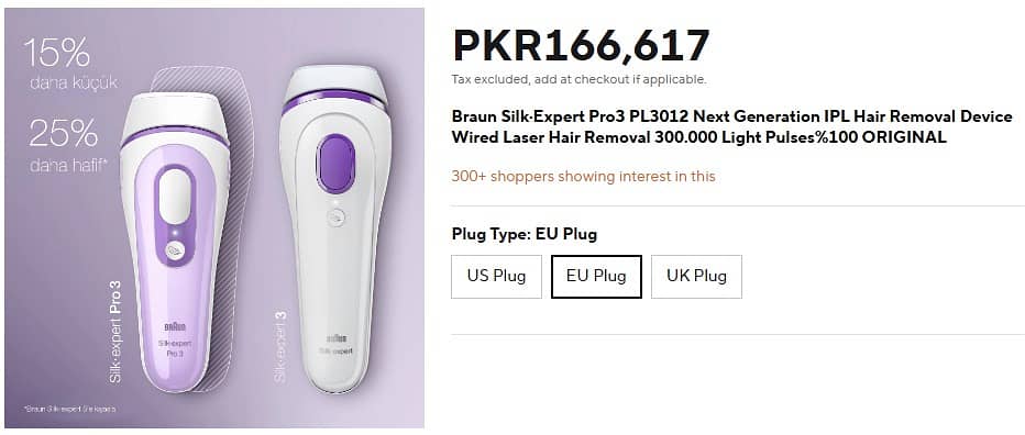 IPL Hair Removal / Braun Silk Expert Pro 3 / Hair Removal 1