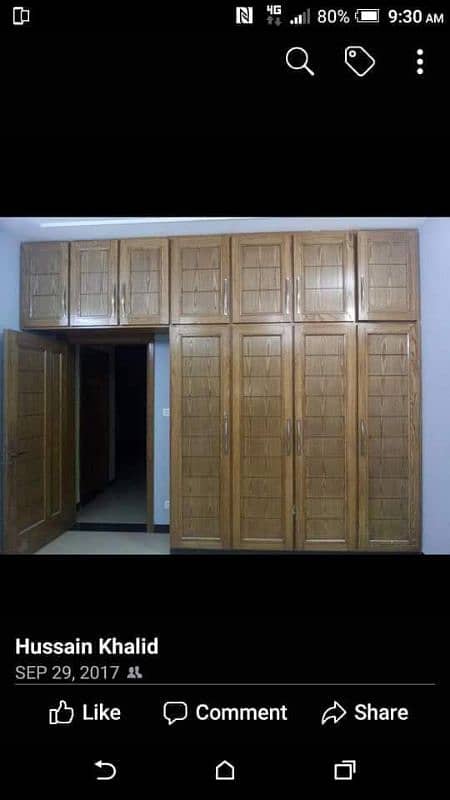 carpenter wood work services Almari cabinet wood door services 7