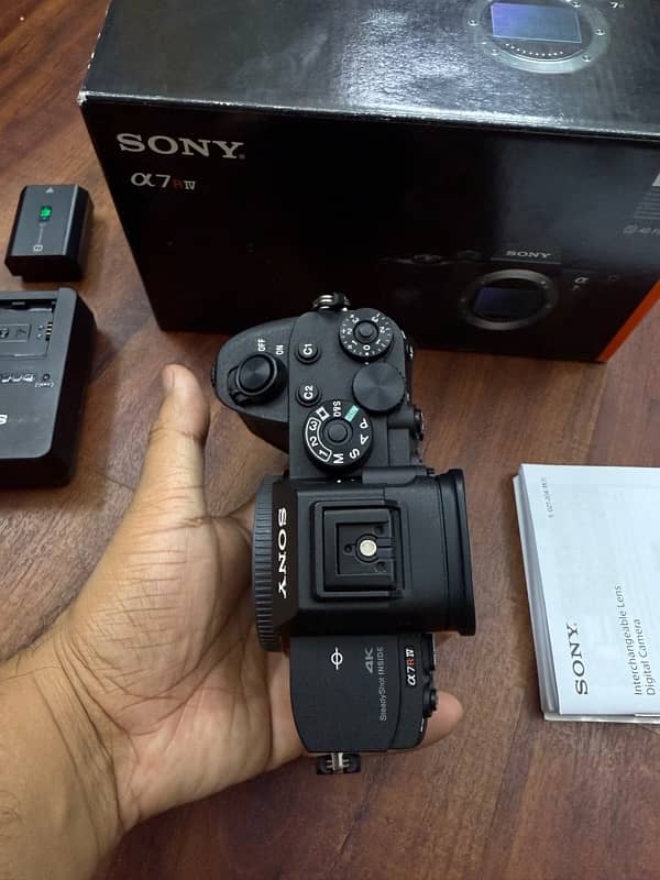 Sony A7riv with box 7