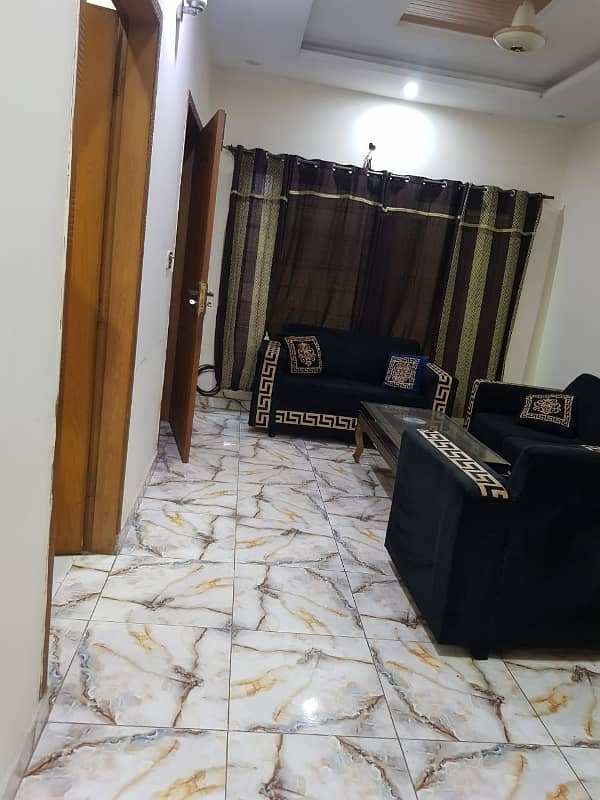 1 Kanal Furnished portion lower for rent in dha phase 7 near p. k. l. i 1