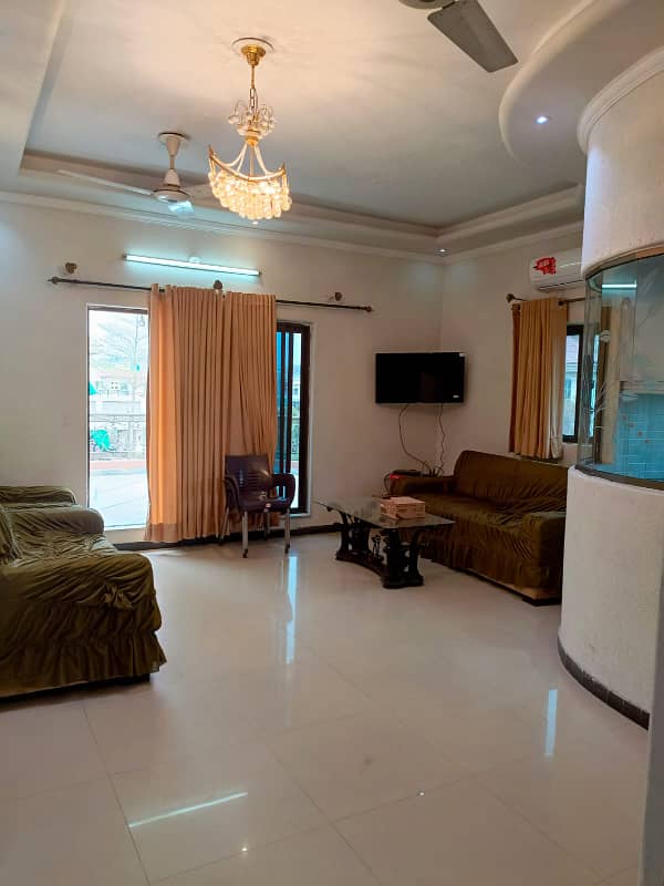 1 Kanal Furnished portion lower for rent in dha phase 7 near p. k. l. i 6